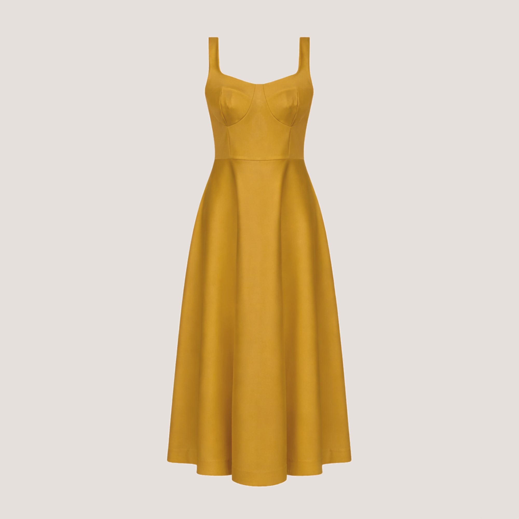 Viola Elbise (Hardal Sarı) – Lynn Vie